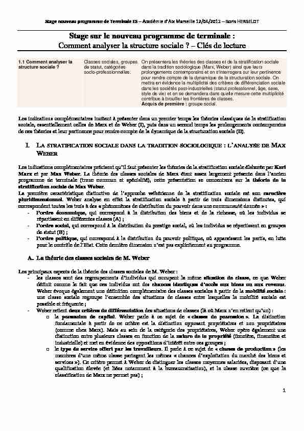 [PDF] Stage terminale structure sociale BH - Eloge des SES
