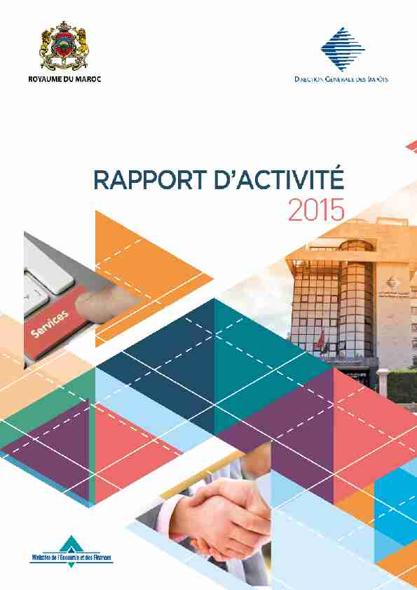 Rapport dactivité 2015 de la DGI