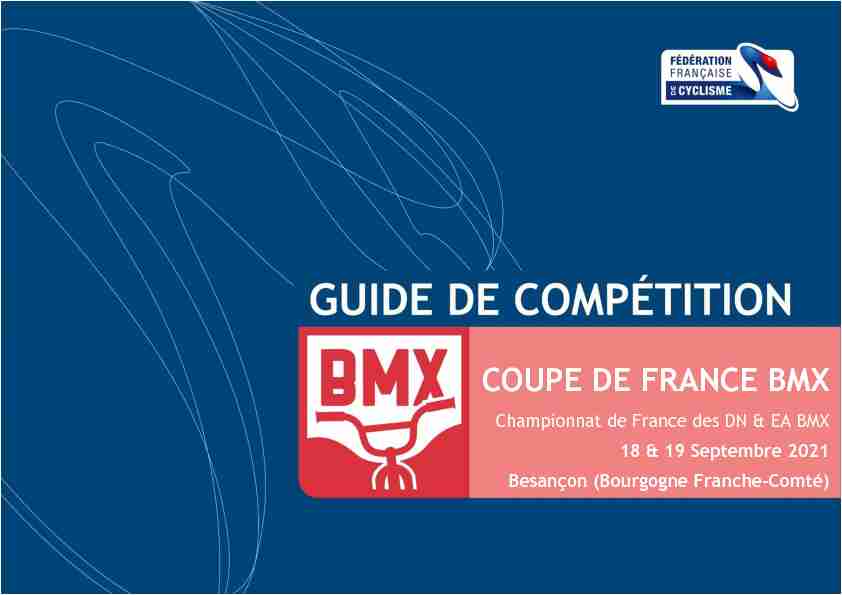 COUPE DE FRANCE BMX