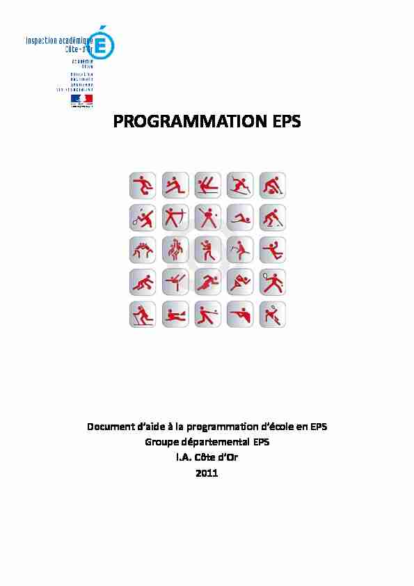 [PDF] PROGRAMMATION EPS