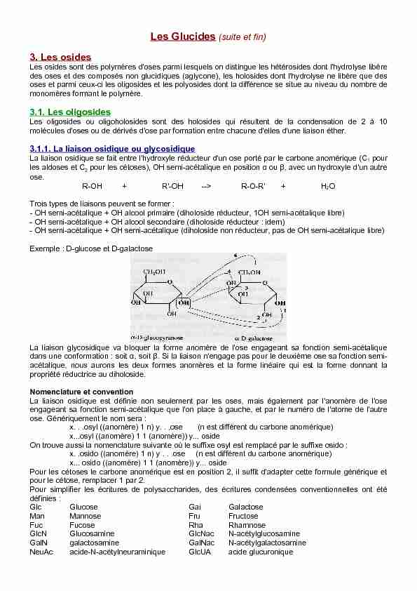 [PDF] 3 Les osides