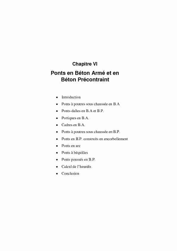 [PDF] Ponts en Béton Armé et en Béton Précontraint