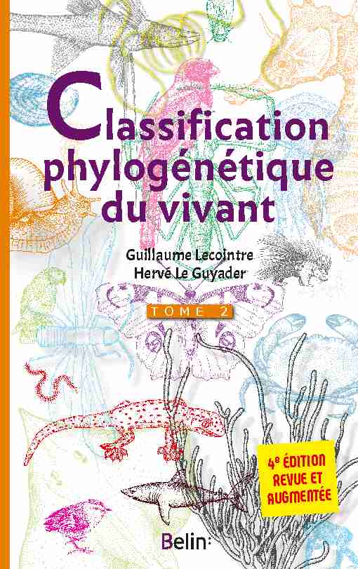 [PDF] Classification phylogénétique du vivant