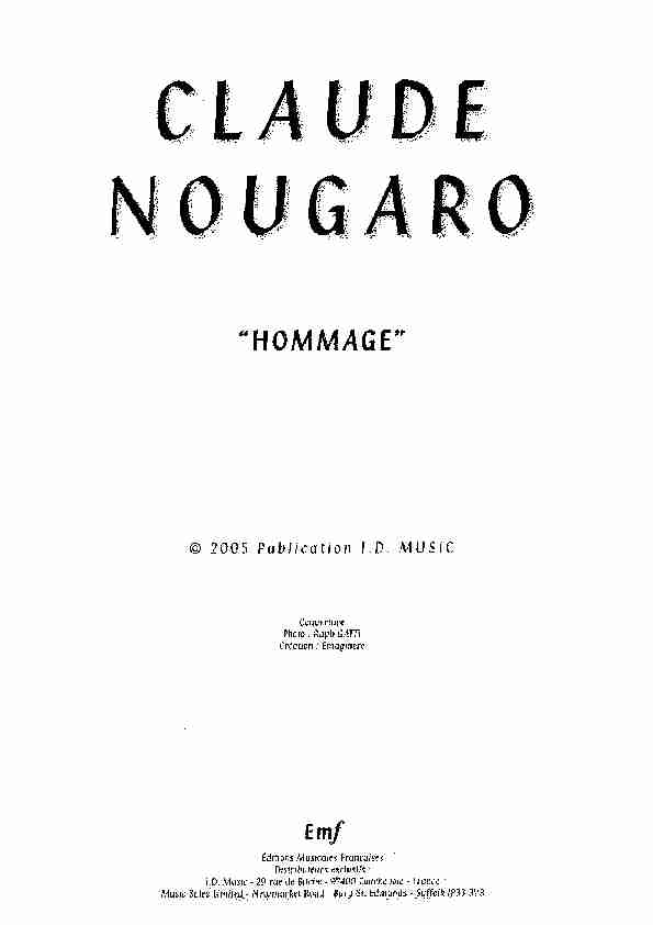[PDF] Claude Nougaro - Hommage (245p)pdf - Free
