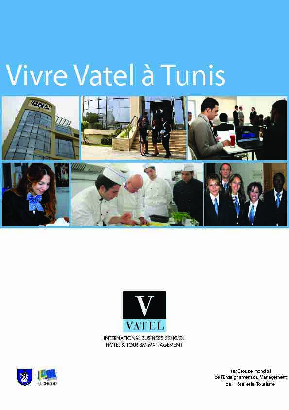 Vivre Vatel à Tunis
