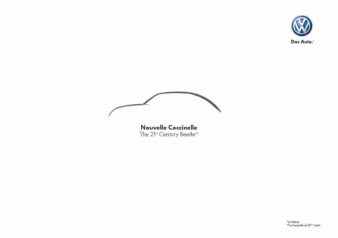 [PDF] Nouvelle Coccinelle - Auto Catalog Archive