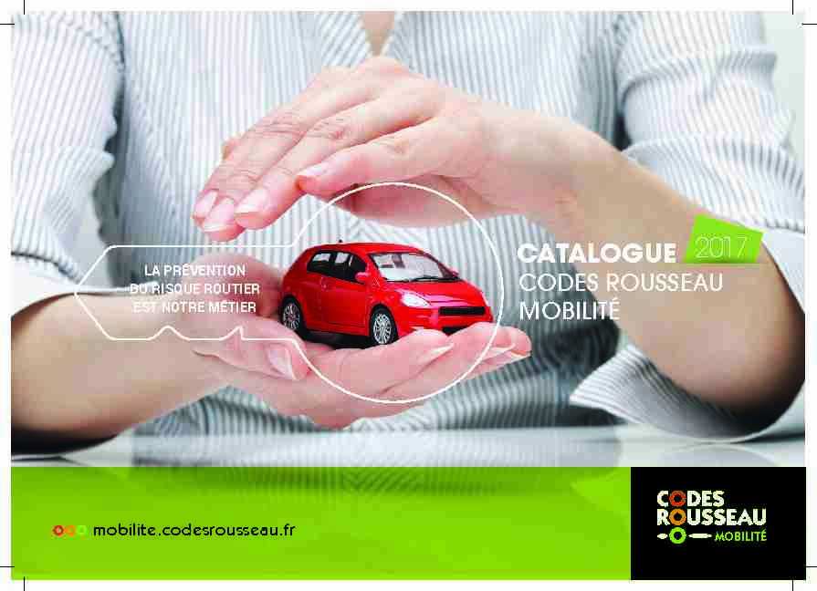 [PDF] CATALOGUE - Codes Rousseau mobilité