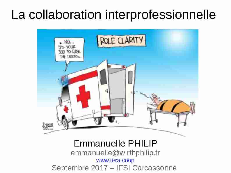 [PDF] La collaboration interprofessionnelle - CH Carcassonne