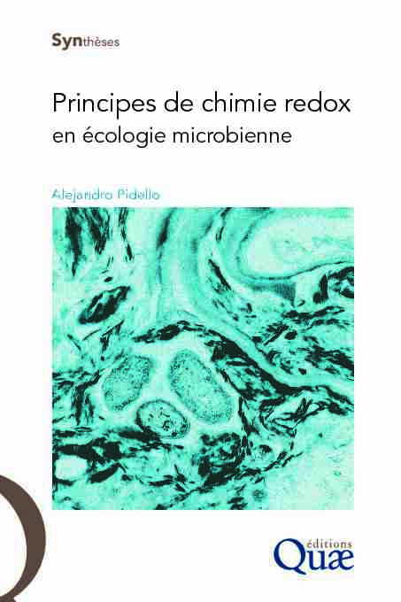 Principes de chimie redox - en écologie microbienne