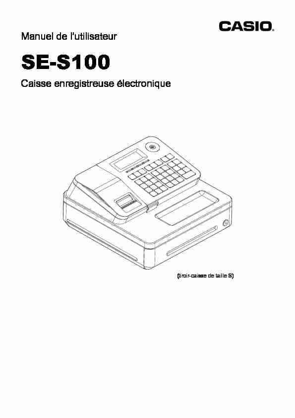 SE-S100 - Caisse enregistreuse électronique