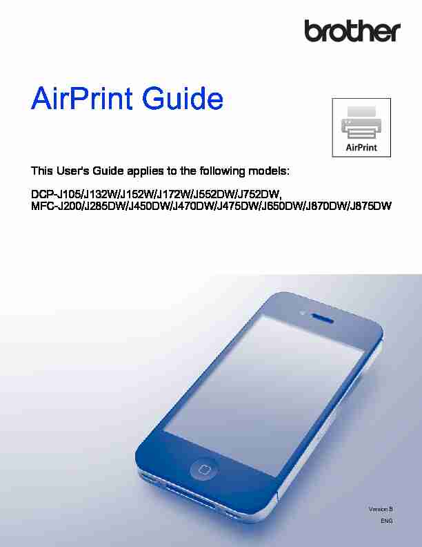 AirPrint Guide - Brother