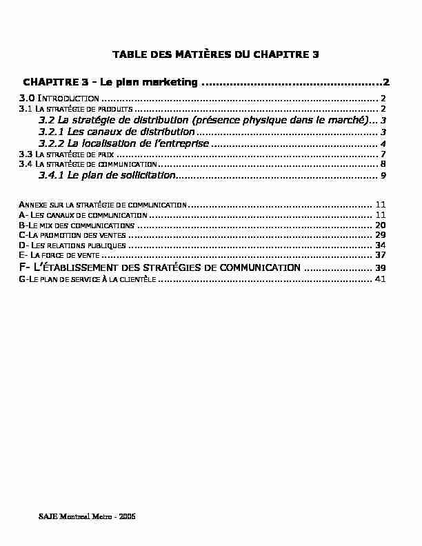 Searches related to plan de communication marketing pdf PDF