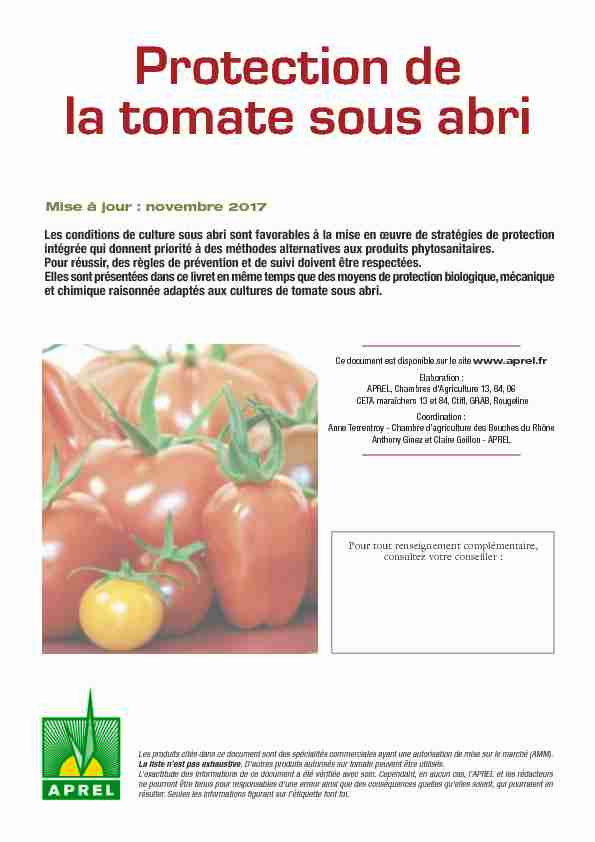 brochure tomate