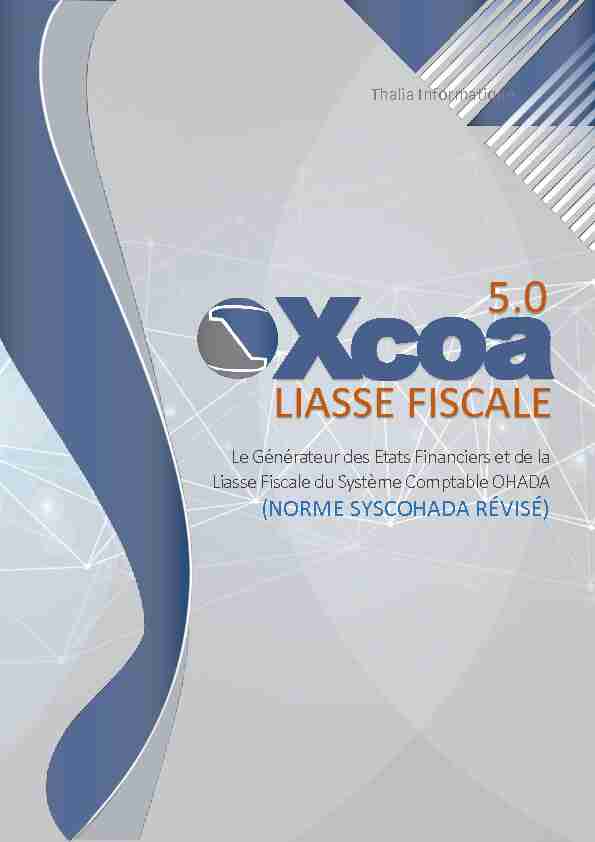 [PDF] LIASSE FISCALE - Thalia Informatique