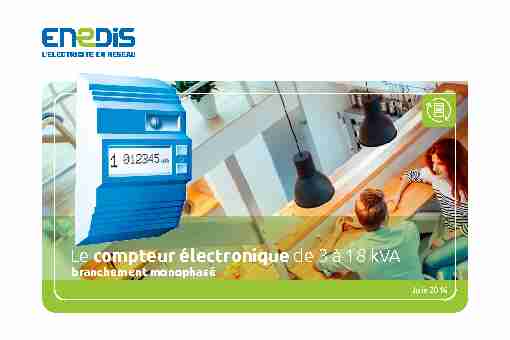Le compteur électronique de 3 à 18 kVA