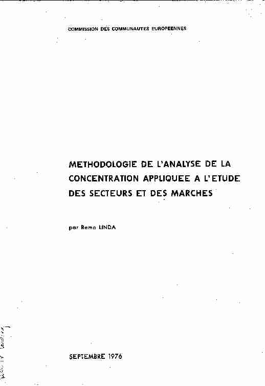 [PDF] METHODOLOGIE DE LANALYSE DE LA CONCENTRATION