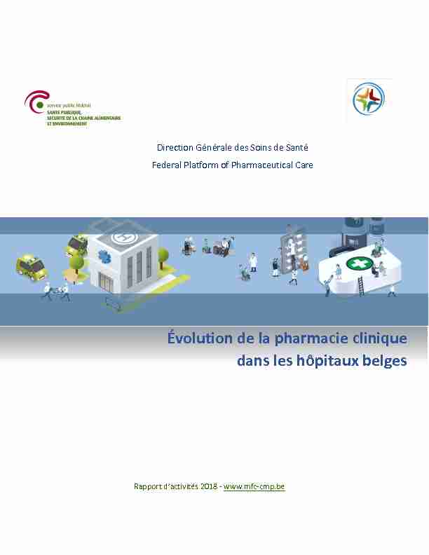 Évolution de la pharmacie clinique dans les hôpitaux belges