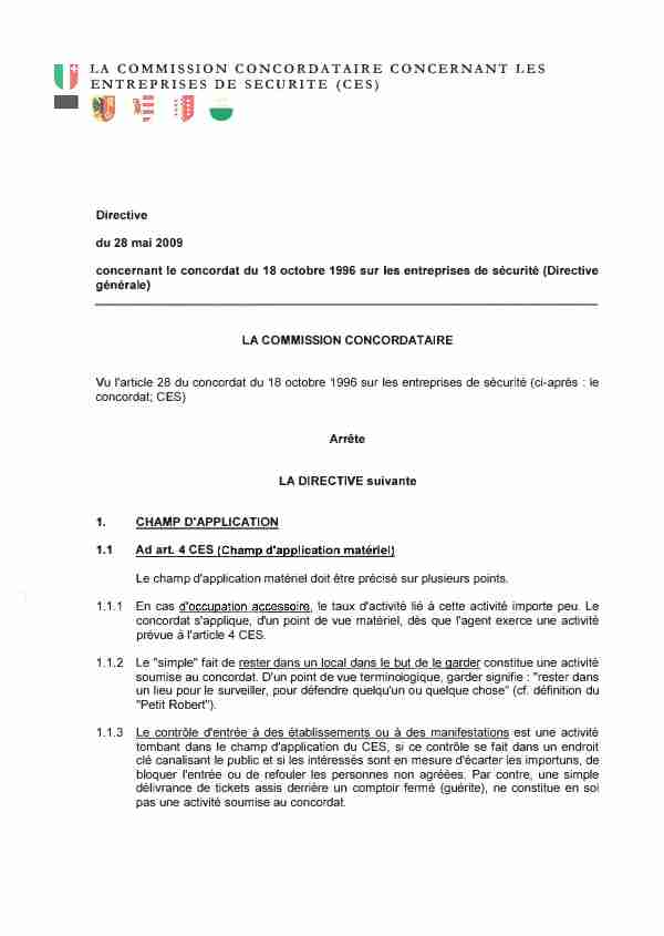 [PDF] LA COMMISSION CONCORDATAIRE  - Canton de Vaud
