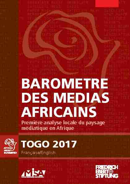 BAROMETRE DES MEDIAS AFRICAINS
