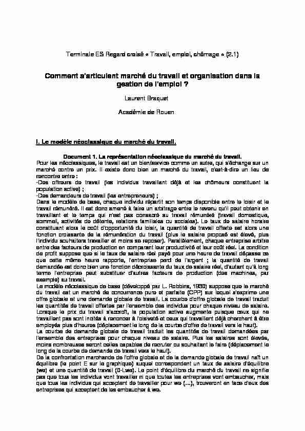 [PDF] Marché du travail (LB) - Eloge des SES