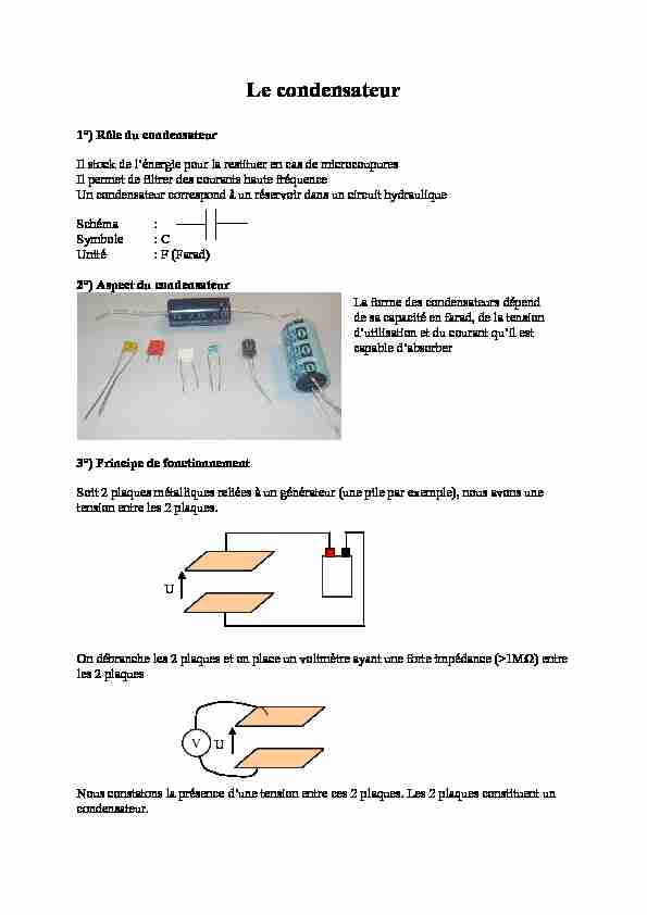 [PDF] Le condensateur - Astuces et bidouilles