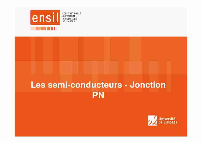 [PDF] Les semi-conducteurs - Jonction PN
