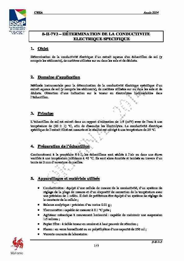 [PDF] S-II-7V3 – DÉTERMINATION DE LA CONDUCTIVITE ELECTRIQUE
