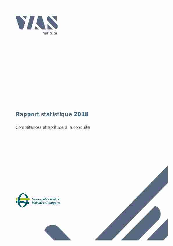 Rapport statistique 2018