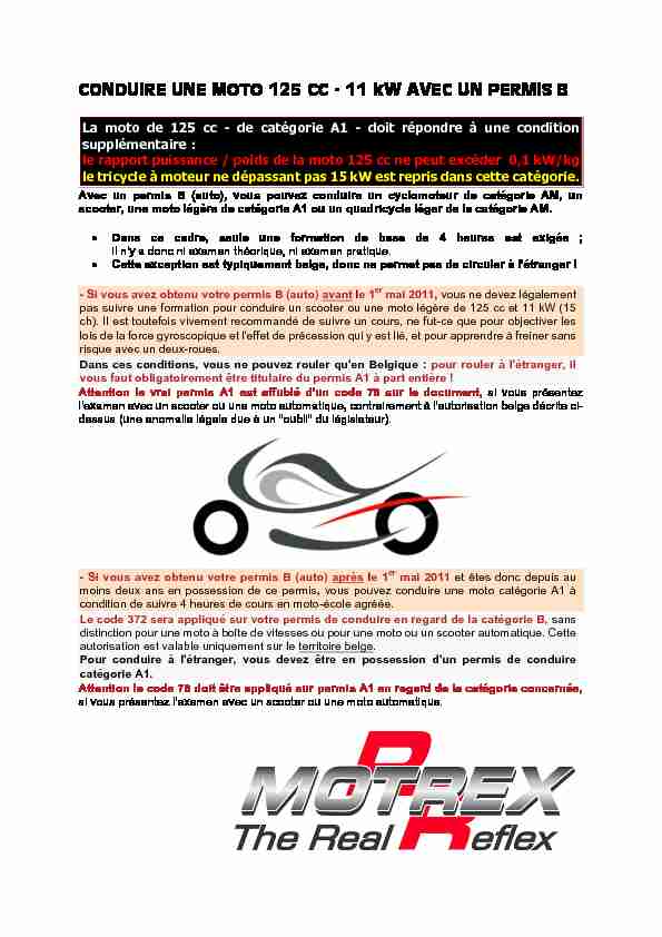 [PDF] CONDUIRE UNE MOTO 125 CC - 11 kW AVEC UN PERMIS B