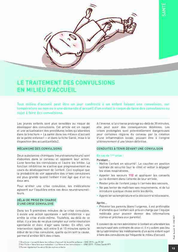 [PDF] LE TRAITEMENT DES CONVULSIONS EN MILIEU DACCUEIL