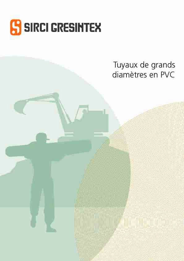 Tuyaux de grands diamètres en PVC - Sirci Group
