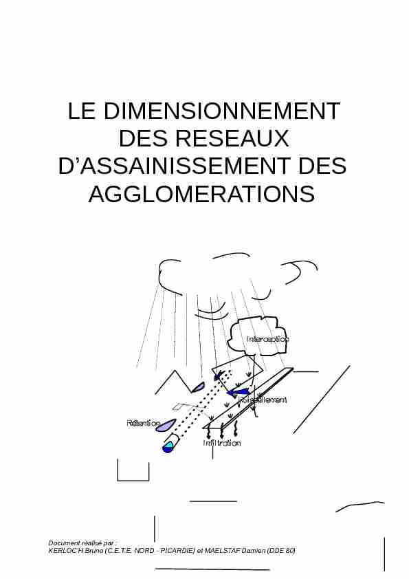 [PDF] LE DIMENSIONNEMENT DES RESEAUX DASSAINISSEMENT