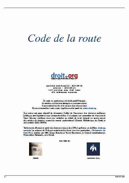 [PDF] Code de la routepdf