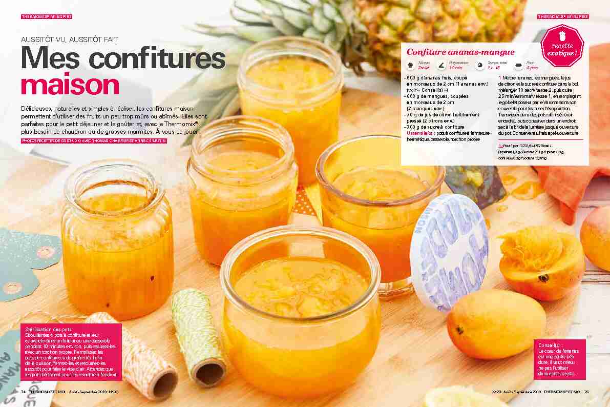 [PDF] mélange exotique ananas-mangue - Vorwerk