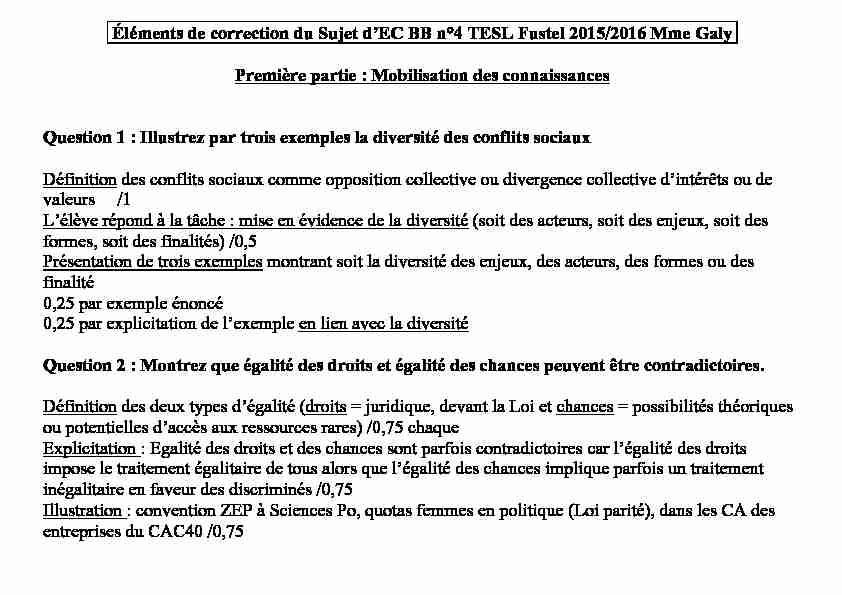 Éléments de correction du Sujet dEC BB n°4 TESL Fustel 2015