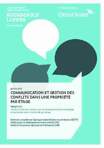 [PDF] COMMUNICATION ET GESTION DES CONFLITS DANS UNE