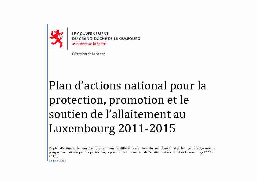 [PDF] Plan dactions national pour la protection promotion et le soutien de