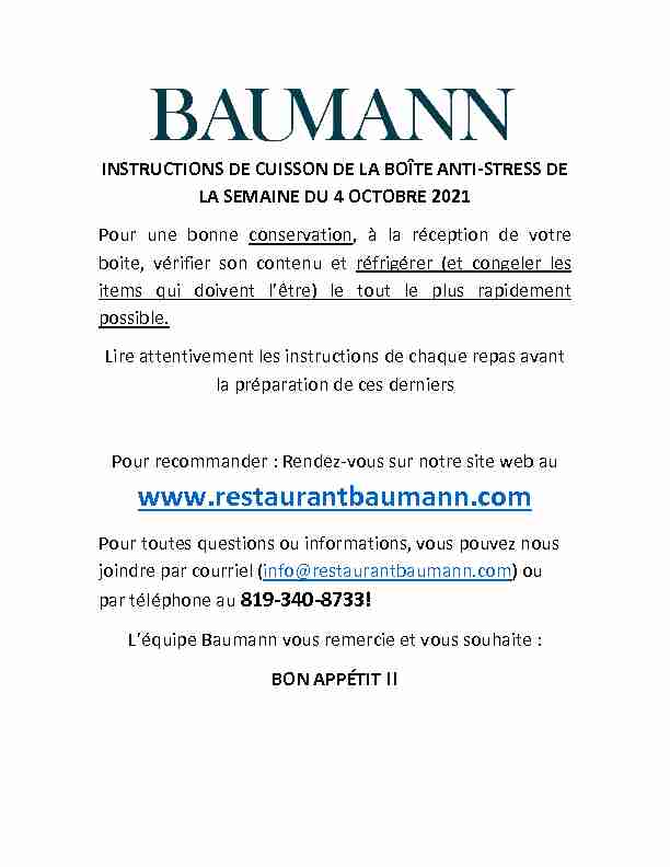 www.restaurantbaumann.com