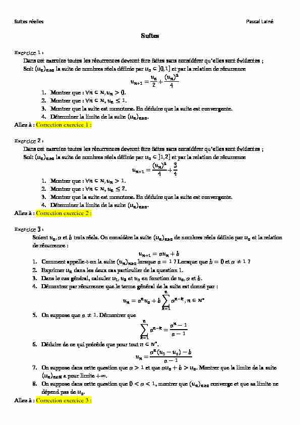 [PDF] Suites - Licence de mathématiques Lyon 1