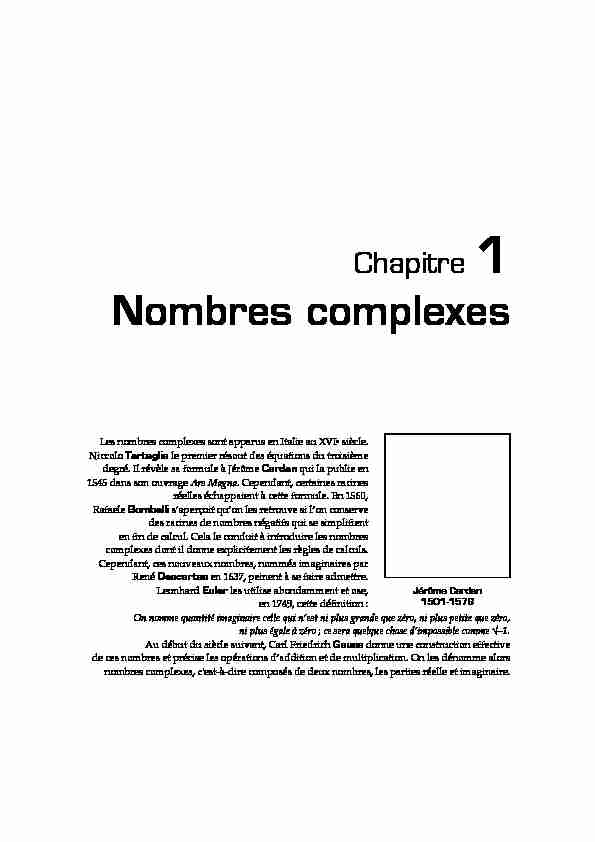 [PDF] Nombres complexes