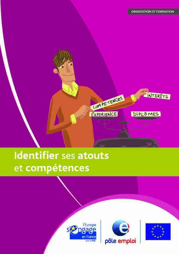 [PDF] Identifier ses atouts et compétences - Université Paris Nanterre