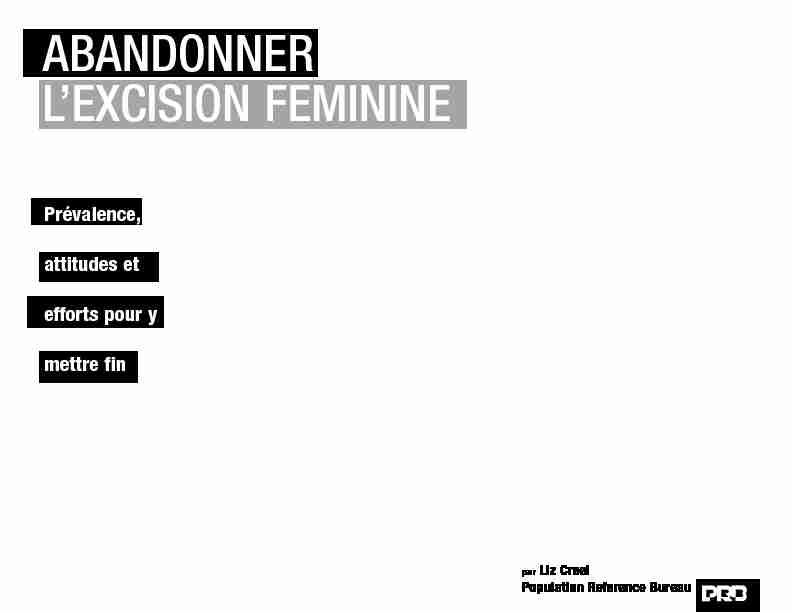 [PDF] ABANDONNER LEXCISION FEMININE