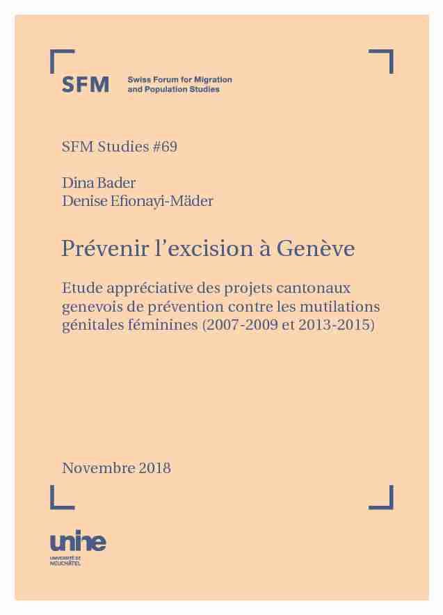 Prévenir lexcision à Genève