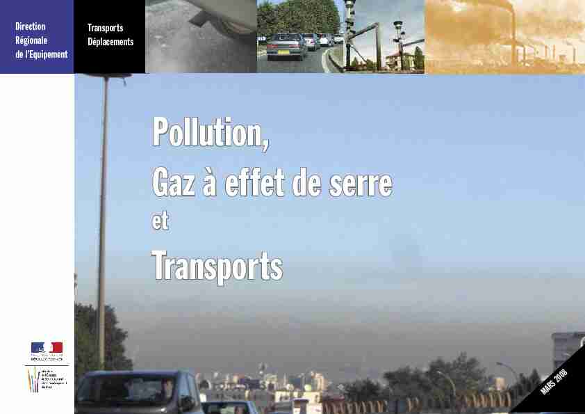 polluants et ges