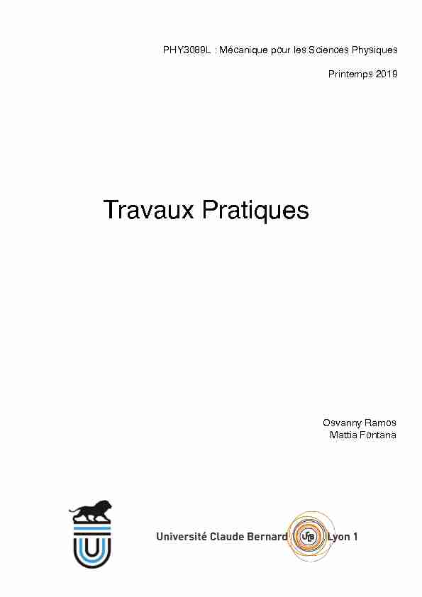 [PDF] Travaux Pratiques