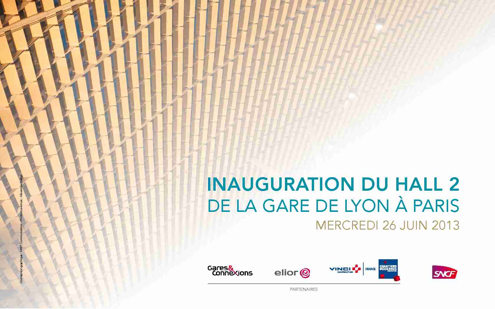 [PDF] Inauguration du hall 2 de la gare de Lyon à paris - Vinci