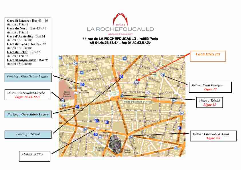 [PDF] 11 rue de LA ROCHEFOUCAULD - 75009 Paris tél 0145266647