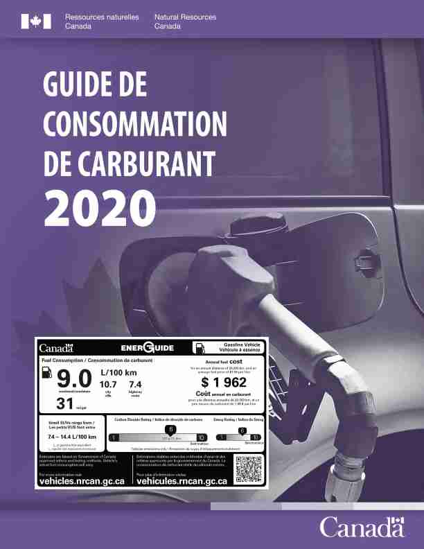 [PDF] Guide de consommation de carburant 2020