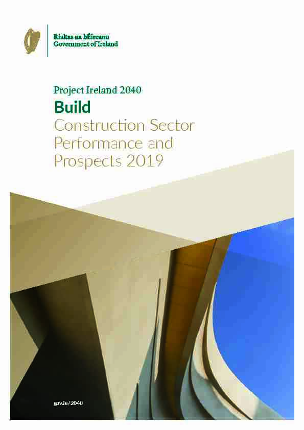 [PDF] Build Construction Sector Performance and Prospects 2019