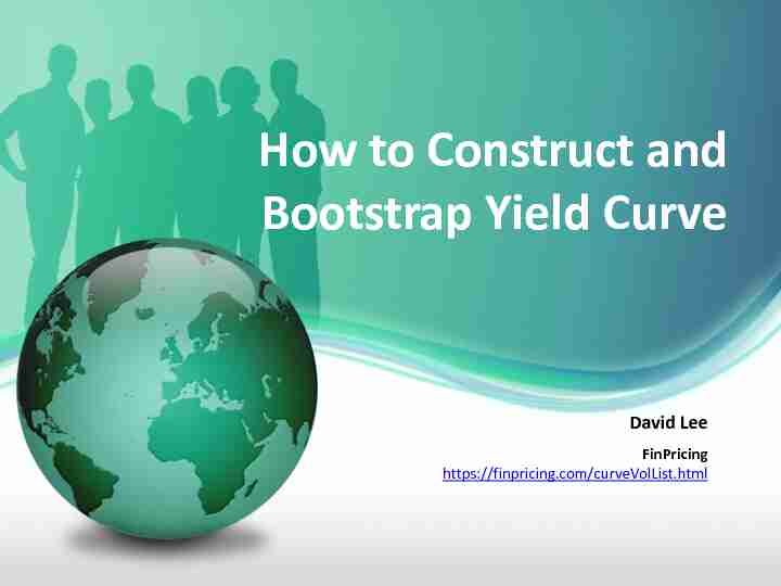 [PDF] How to Construct and Bootstrap Yield Curve - Zenodo